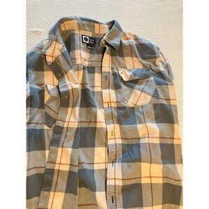 Salty crew flannel shirt Size L